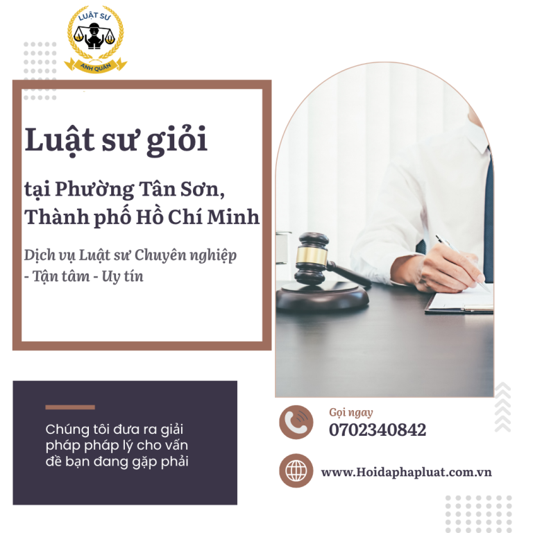 Luật sư giỏi tại phường Tân Sơn
