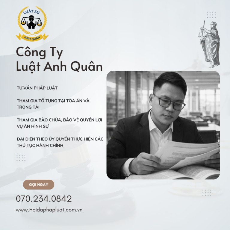 công ty luật anh quân, Luật sư tại Phường Tân Sơn