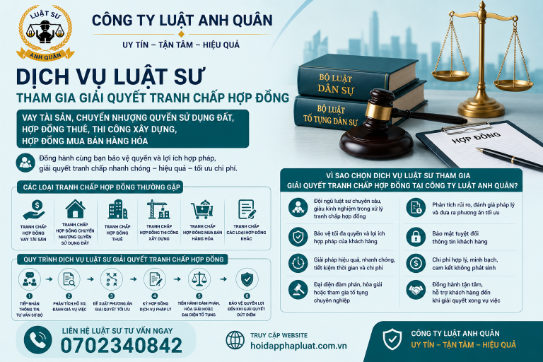 CÔNG TY LUẬT ANH QUÂN 📞 Luật sư tư vấn: 0702 340 842